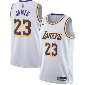 Nike Men's Los Angeles Lakers Lebron James Jersey -Reg 119.99 -SIZE SMALL-NWT